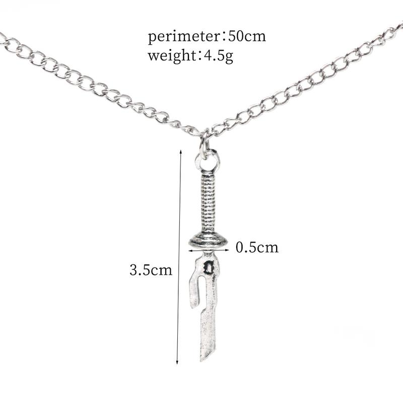 Toji Fushiguro Sword Necklace Anime Jujitsu Kaisen Toji Sword Cosplay Necklace Inverted Spear Of Heaven Necklace