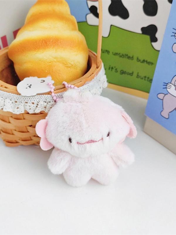 Cute Cartoon Animal Design Plush Keychain, Cute Plush Pendant for Bag Decoration, Bag Charm for Women & Girls, Trendy Accessories As Birthday Gift for Friends