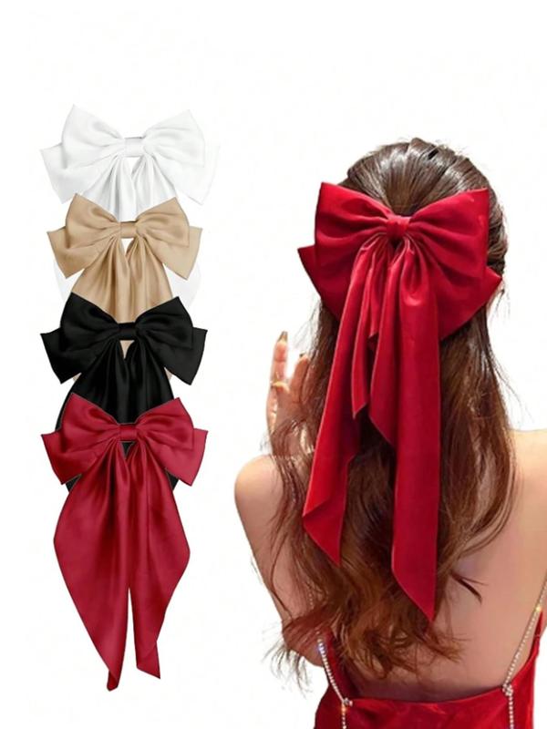 Women's Elegant Bowknot Design Hair Clip, Cute Trendy Hair Clip, Fashionable Hair Accessories for Daily & Party Decoration