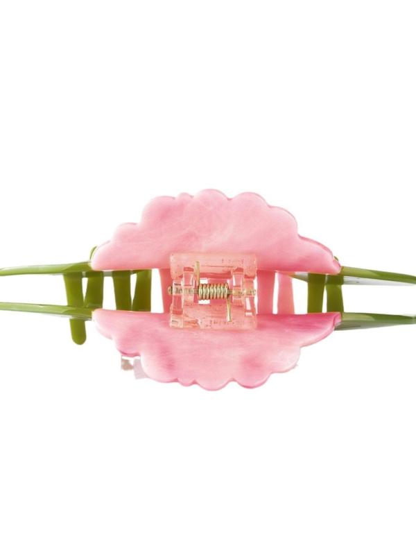 Flower & Leaf Design Hair Claw, Cute Hair Claw, Fashionable Hair Accessories for Women & Girls