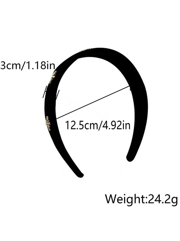 Fashion Bee Design Hair Hoop for Galentine's Party Style, Elegant Headband for Daily Wear, Hair Accessories for Women & Girls