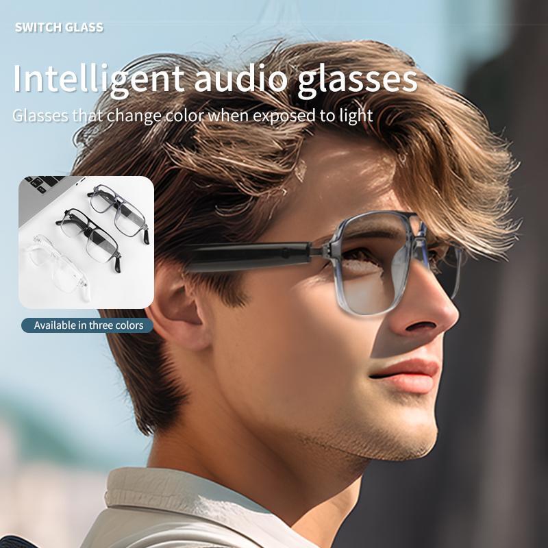 LIFEBEE Multifunctional Smart Glasses, Wireless Smart Glasses with Wireless Speaker, Voice Assistant, Intelligent Audio Glasses for Men & Women