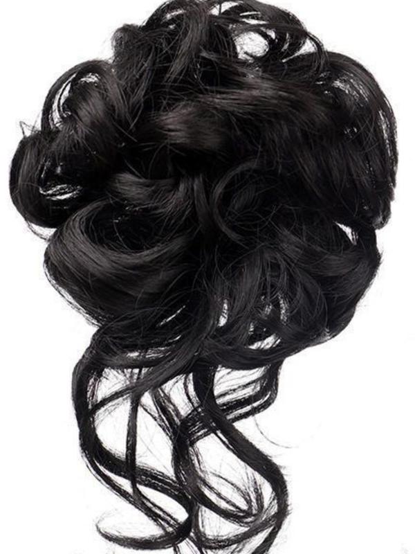 Women's Curly Hair Bun with Hair Claw, Messy Bun Hairpiece for Daily Use Summer 2024, Synthetic Hair Extensions Invisible Seamless Natural Hairpieces for Adding Hair Volume for Women