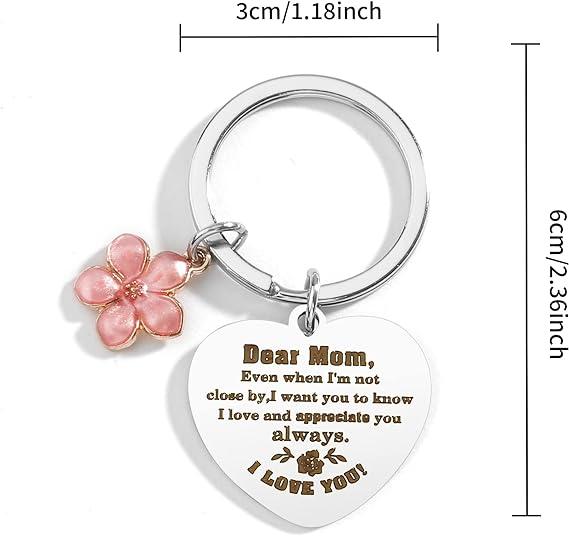 Mothers Day Gifts for Mom from Son Daughter Birthday Gifts Mothers Day Keychain Presents Best Mom ever Gifts