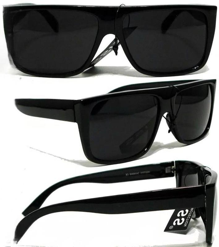 Gangster Square Sunglasses for Men - Flat Top Style