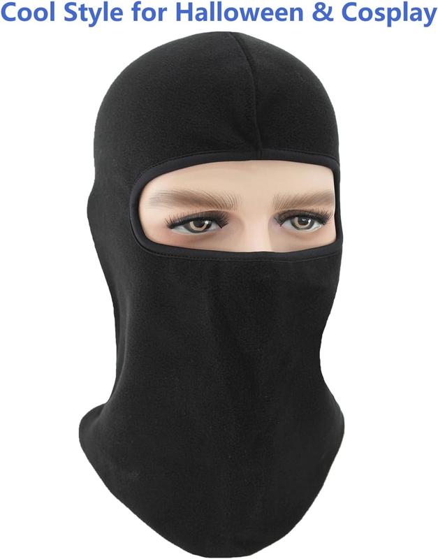 Balaclava Cold Weather Ski Mask, Thick Warm Fleece Full Head Mask Face Cover Winter Windproof Protection Outdoor Sport