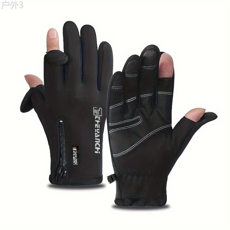 Winter Unisex Warm Gloves Outdoor Sports Coldproof Waterproof Gloves Reversible Touch Screen Gloves