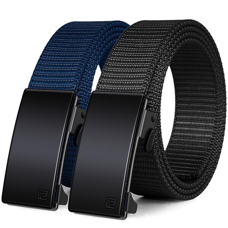 Fairwin 093 ALL Men's Ratchet Web Belt micro-adjustment OVERSIZE 1.25 inch Nylon Automatic Buckle Belt Invisible Belt [men belt,  ratchet belt for men, golf belt for men,men casual belt,web belts for men] tiktok shop trendy belts