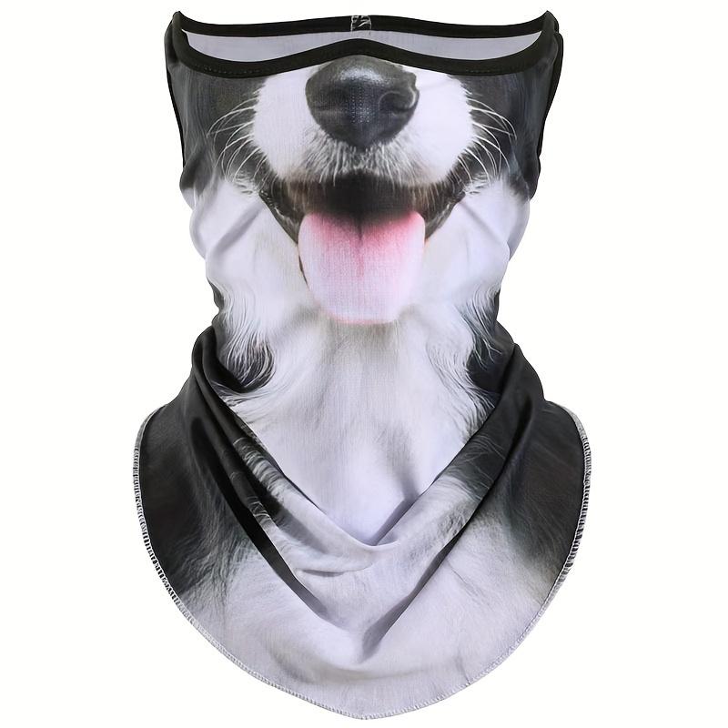 Breathable Quick-Dry 3D Cat Design Full Face & Neck Sun Protection Cover - Perfect for Outdoor Sports & Cycling