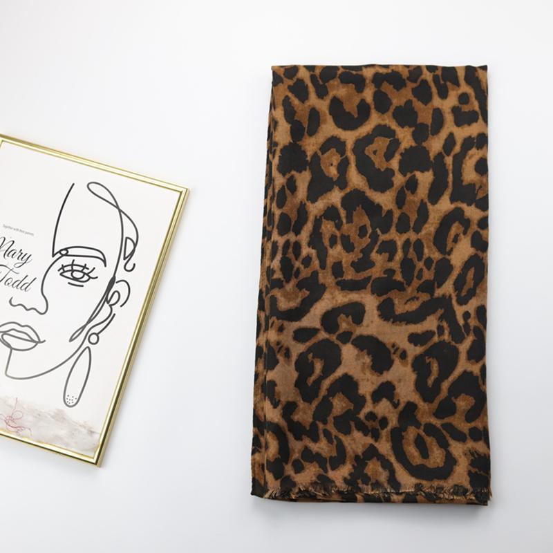 2024 AC Winter Scarf Leopard Print Scarf Thickened Warm Cashmere Scarves Luxury Scarves Fashion Shawl Women Men Shawls