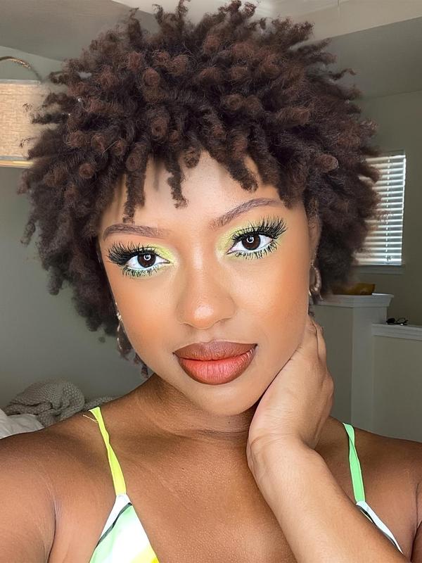 12 Inch Short Afro Curly Wigs for Black Women, Afro Braids Hairstyles Ideas Wigs , Faux Locs Braiding Ombre Synthetic Hair Wigs, Synthetic Full Machine Wigs for Party, Daily Use