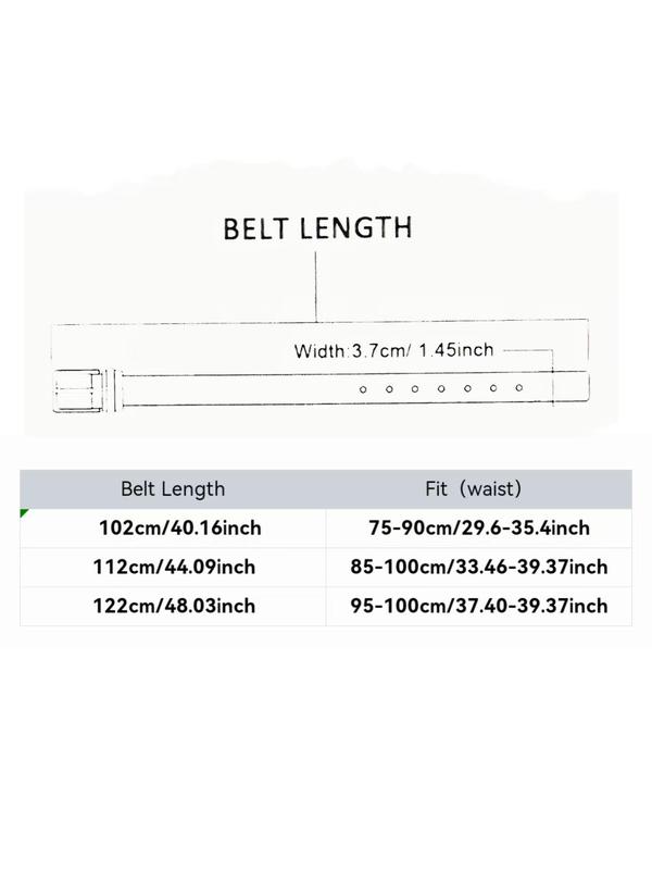 Vintage Western Style Cowboy Belt, Fashion Cow Head Design PU Buckle Belt for Women & Men, Casual Waistband for Jeans Trousers