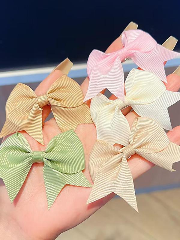 Colorful Hair Clips Set, Bow Hair Clips, Super Cute Hair Accessories for Women, Casual Style, Suitable for Dolls and Pets