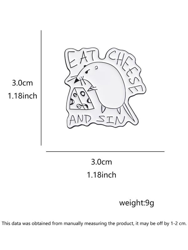 Cartoon Cute Animal Design Brooch, Enamel Pin Suitable for Backpacks, Jeans, Scarves, Hats Decoration, Fashion Accessories for Both Men & Women