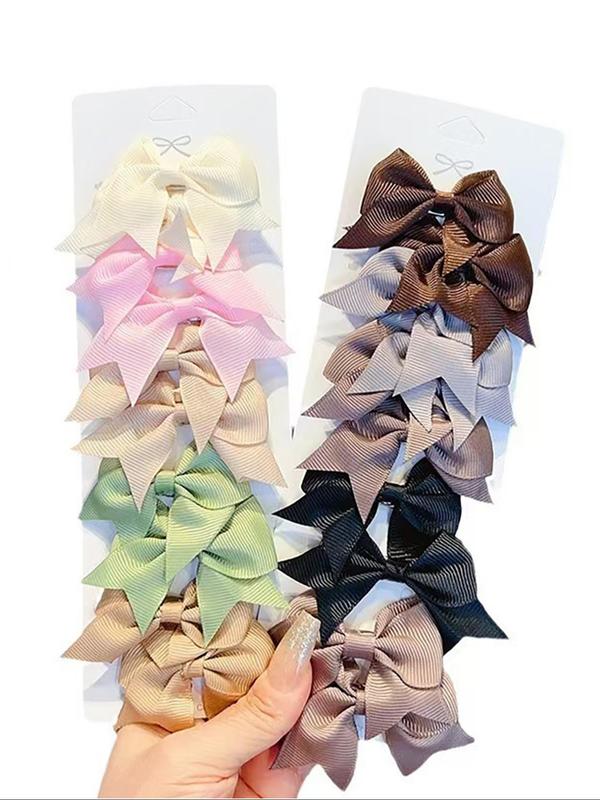 Colorful Hair Clips Set, Bow Hair Clips, Super Cute Hair Accessories for Women, Casual Style, Suitable for Dolls and Pets