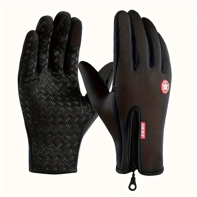 3 Pairs of Windproof, Waterproof and Warm Gloves, Effective Heat Insulation, Touch Screen, Comfortable and Breathable, Suitable for Riding