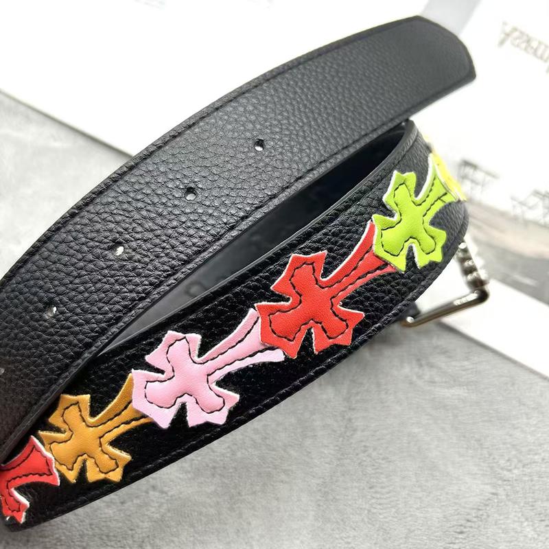 Fashionable Chrome Hearts Belts Men Women Belt Punk Style Personalized Eye Decorative Jeans Belt