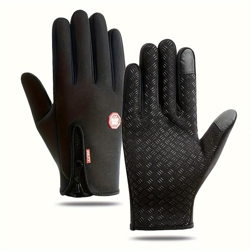 3 Pairs of Windproof, Waterproof and Warm Gloves, Effective Heat Insulation, Touch Screen, Comfortable and Breathable, Suitable for Riding