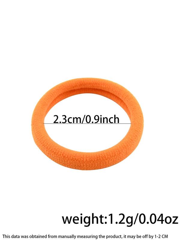 Random Color Casual High Stretch Seamless Hair Ties & Rainbow Scrunchies, Fall Small Rubber Band Ponytail Holders, Hair Y2k Accessories for Girlfriend