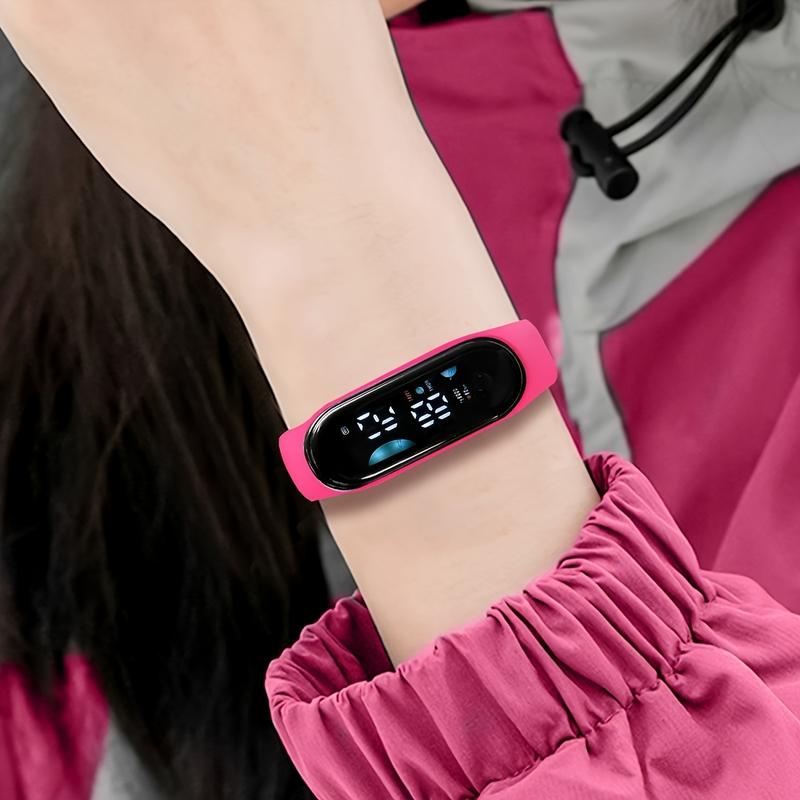 LED Touch Screen Sports Watch Outdoor, Fashion Electronic Bracelet & Watch, Suitable for Women, Men, Teenagers, Students