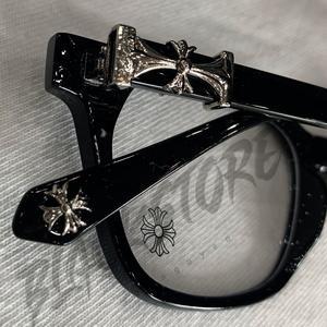 Chrome Heart Square Fashion Glasses - Unisex Eyewear square  browline Fashion Lightweight computer glass