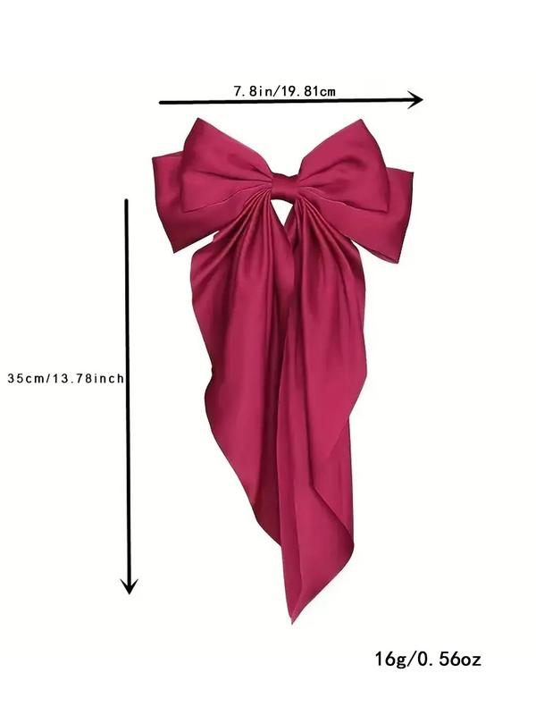 Women's Elegant Bowknot Design Hair Clip,  Fashionable Hair Accessories for Daily Wear, Trendy All-match Hair Clip for Women, Aesthetic Hair Clip Gift for Her