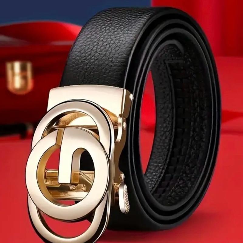 Letter G Buckle Trendy Versatile Belt, Men's Casual Business Formal Belt, Ideal Choice For Gift guy