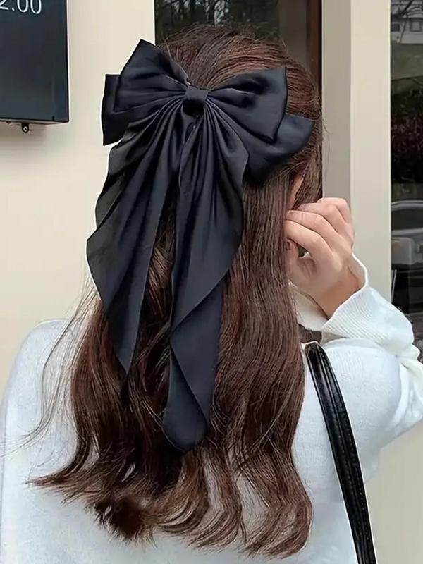 Women's Elegant Bowknot Design Hair Clip,  Fashionable Hair Accessories for Daily Wear, Trendy All-match Hair Clip for Women, Aesthetic Hair Clip Gift for Her