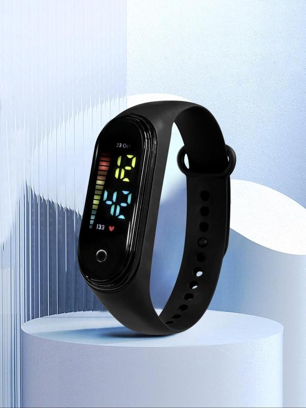 Summer Fashion Simple Led Digital Watch, Touch Screen Watch, Portable All-match Casual Watch for Daily Use, Fashion Accessories for Both Men & Women Party favors Christmas favors