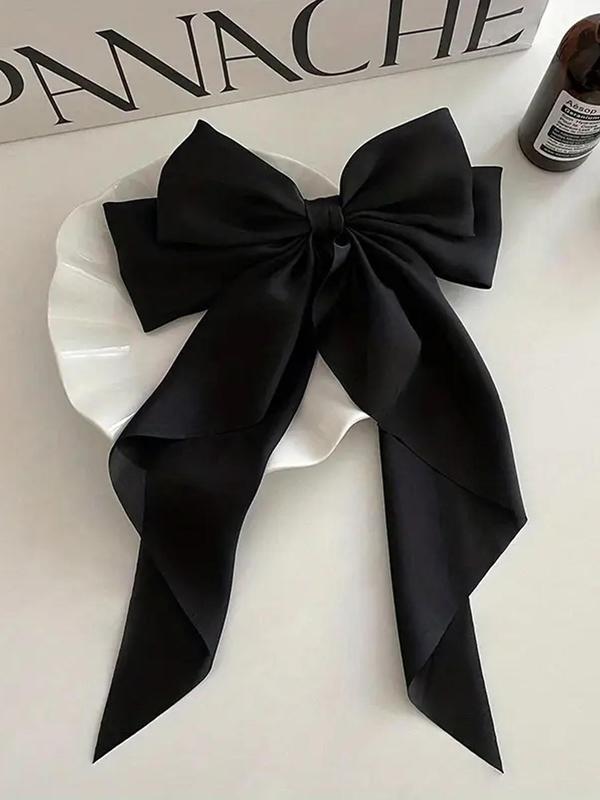 Women's Elegant Bowknot Design Hair Clip,  Fashionable Hair Accessories for Daily Wear, Trendy All-match Hair Clip for Women, Aesthetic Hair Clip Gift for Her