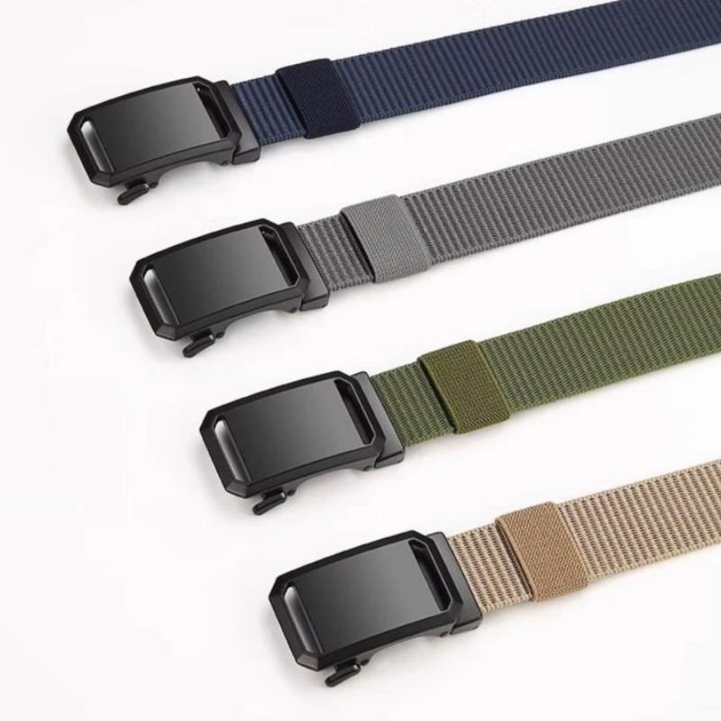 Cloth calls toothless automatic buckle men's casual belt tactical outdoor belt youth military training calls