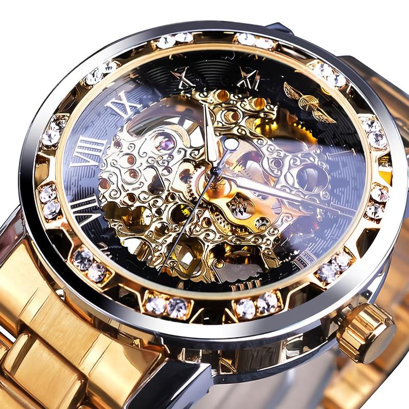 Winnner Royal Design Men Top Brand Luxury Male Mechanical Skeleton Wrist Watch