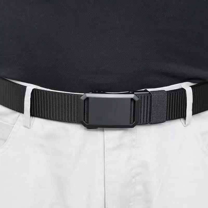 Cloth calls toothless automatic buckle men's casual belt tactical outdoor belt youth military training calls