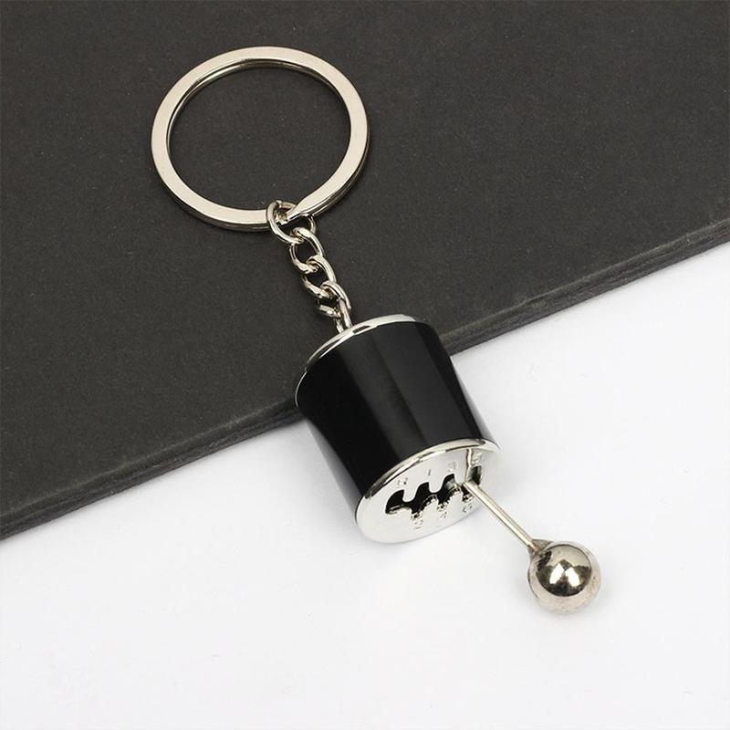 Car Gear Lever Shaped Keychain, Creative Portable Key Chain, Alloy Keychains, Gear Shifter Design Key Pendant, Bag & Car Key Ornament, Cute Accessories