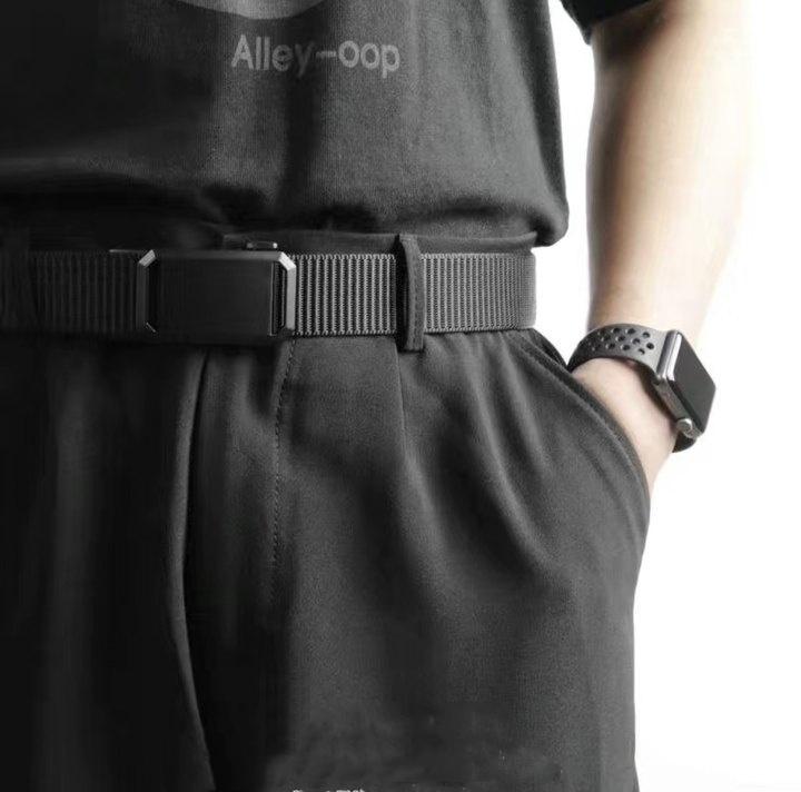 Cloth calls toothless automatic buckle men's casual belt tactical outdoor belt youth military training calls