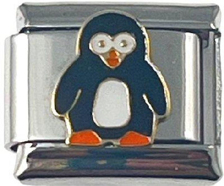 Italian Charm Link Cute Penguin 9mm