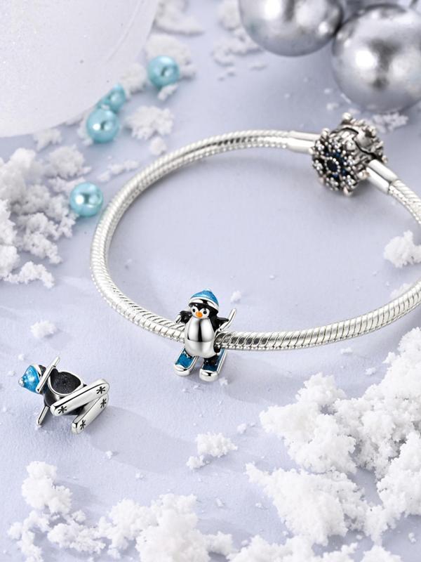 Cute Penguin Design Charm, Fashionable Penguin Charm for DIY Bracelet & Necklace, Fashion Accessories for Women & Girls