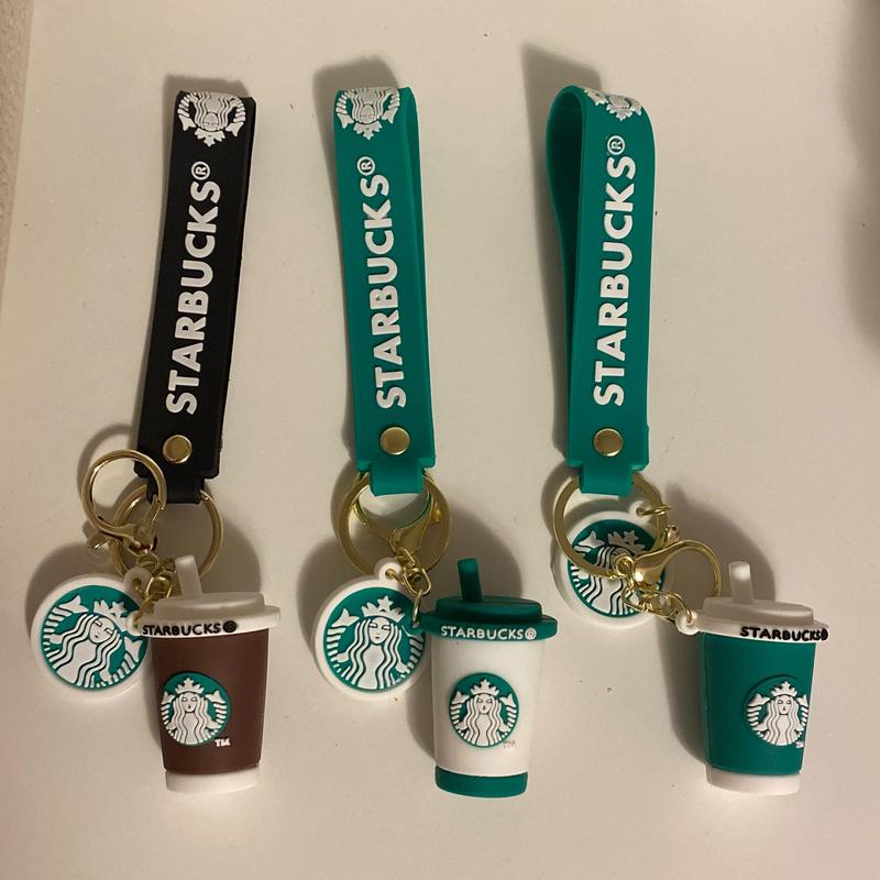 Starbucks Cup Keychains - Perfect for Keys and Accessories