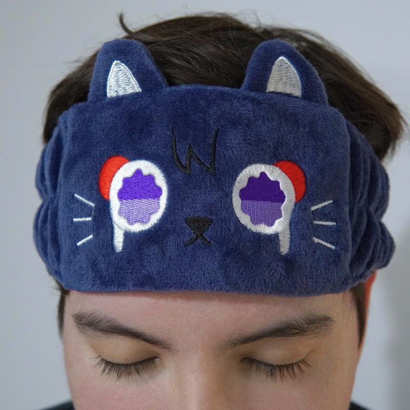 Scaramouche Genshin Cat Headband – Cute & Soft Skincare and Relaxation Accessory!