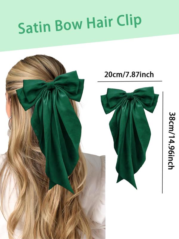 Random Color Bowknot Design Hair Clip, Cute Hair Accessories for Women & Girls, Minimalist Headwear Suitable for Thick Hair