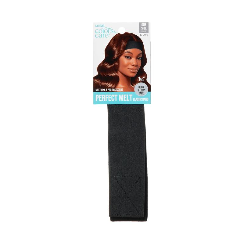 KISS Colors & Care Perfect Melt Elastic Band - Black, 1 3 4